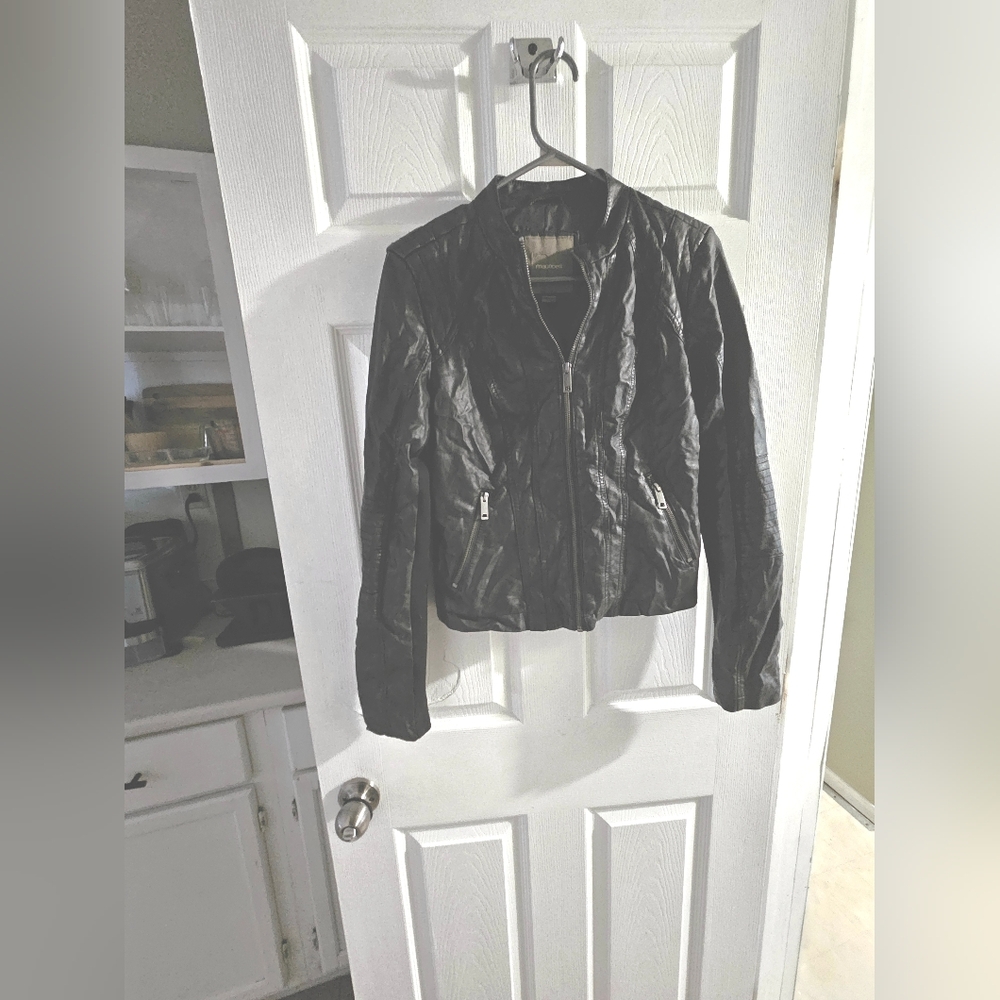 Vegan Leather Moto Jacket - Maurices
